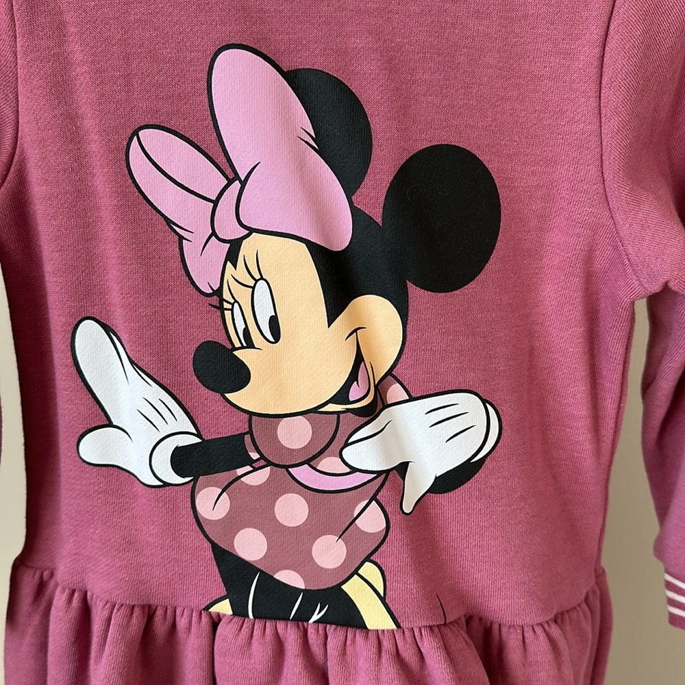 Joe Fresh x Disney Minnie Mouse Sweatshirt Dress 4T - Picture 2 of 9